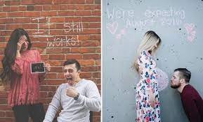 The old saying that says a picture is worth a thousand words could not be truer when referring to a birth announcement. 41 Cute And Creative Pregnancy Announcement Ideas Stayglam