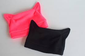 15 Minute Fleece Cat Hat Free Pattern Orange Bettie Hat Patterns To Sew Cat Ear Hat Diy Cat Ears Hat