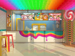 A minimalist juice shop in amsterdam online home design blog. Outdoor Yogurt Store Interior Design Small Ice Cream Shop Bar Counter