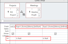 Contain dates within the following week. Access Query Date Criteria Examples Debra D S Blog