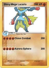 Mega lucario pokemon card / pokemon mega lucario collection box | da card world. Pokemon Shiny Mega Lucario 2