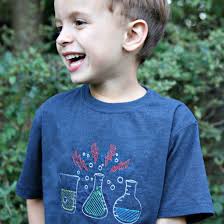 Embroidered Science Birthday Shirt: Personalized Chemistry Gift