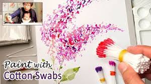 Cotton swabs easy beginner watercolor painting flowers. Cotton Swabs Painting Technique For Beginners Basic Easy Step By Step Youtube In 2020 Dandelion Painting Flower Painting Watercolor Paintings Tutorials