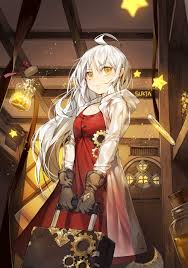 564 x 766 jpeg 93kb. Cute Anime Girl White Hair Yellow Eyes Novocom Top