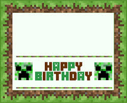 Minecraft card, minecraft birthday card, printable minecraft card, instant download minecraft card, minecraft tnt card, minecraft party. 10 Best Minecraft Printable Happy Birthday Card Printablee Com