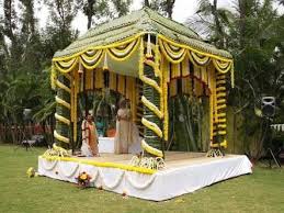 Coconut Leaves Wedding Mandap Google Search Wedding Backdrop Decorations Indian Wedding Deco Indian Wedding Decorations Receptions