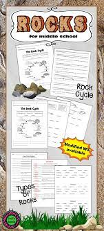 Add Worksheets About Types Of Rocks And The Rock Cycle To Your Earth Sciences Units Created For Middle S Rock Cycle Science Curriculum Earth And Space Science