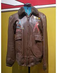 Vintage Flying Tiger Willis Geiger Us Navy G1 Flight Jacket Pilot Outfitters