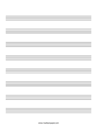 50 most popular papers in one convenient download. Blank Sheet Music Printable Pdfs By Madison