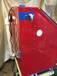 This compact benchtop blast cabinet makes it easy to remove paint, rust, and other debris from small parts and workpieces. Harbor Freight Sandblast Cabinet Stand And Modifications Homemadetools Net