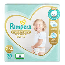 Pampers Premium Care Pants Double Extra Large Size Baby Diapers Xxl 30 Count Softest Ever Pampers Pants Baby Care Deals Offers Discounts Coupons Online Smartpricedeal Com