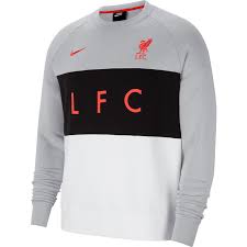 The third nike jersey of the reds, released this morning on the social profiles of the english club, is in fact a tribute to the choreography and flags of kop as already seen for the third shirts of other elite teams of nike, also for liverpool there is a model of air max combined with the third uniform of the. Nike Air Max Liverpool Fc Fleece Crew Sweatshirt Wegotsoccer
