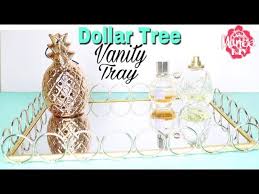 An effortles vanit trays for bathroom which is surely worth to try. Dollar Tree Diy Mirror Vanity Tray Perfume Tray