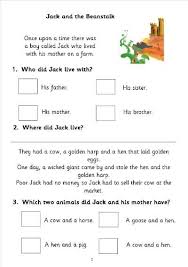 Eyfs Ks1 Ks2 Sen Ipc Literacy Sats Reading Comprehension Traditional Tales Teaching Traditional Tales Jack And The Beanstalk Reading Comprehension Ks1