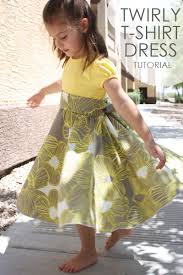Such An Easy Diy T Shirt Dress Comfortable Super Twirly And A Fast Sew And The Perfect Project T Shirt Dress Tutorials Kids Clothes Diy Sewing Kids Clothes