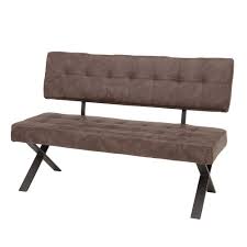 Weitere ideen zu bank esszimmer, esszimmer, bank. Esszimmer Sitzbank Laticio In Braun Microfaser Metall