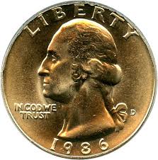 Is gold plated worth anything? 1986 D Washington Quarter 1932 98 Pricing Guide The Greysheet