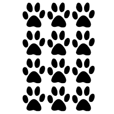 conjunto de 12 impresiones de la pata del perro vinilo de las etiquetas del coche pegatinas para el carro suv c vinyl car stickers car stickers paw print decal