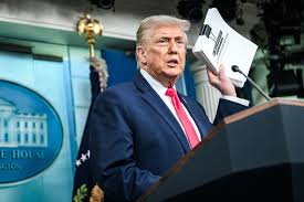 Trump Accused Of 'Panicking' Over Epstein Queries, Shuts Down Press