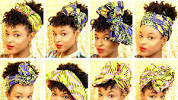 Head Wrap Styles With Hair Out