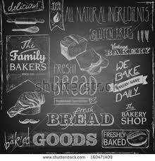 I Really Think The Shall On Chalkboard Effect Would Work Well For Some Pages It Also Adds Some Masculinity To It Chalk Typography Bakery Bread Shop