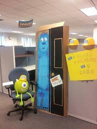Pin By Shelby Halliwill On Artsy Fartsy Monsters Inc Decorations Monsters Inc Halloween Halloween Classroom Decorations