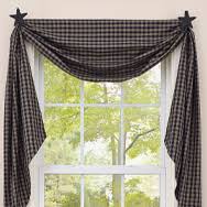 Fishtail swags are hung on special brackets. Shop All Window Treatments Park Designs Split P