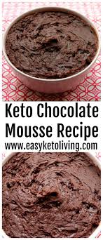 We took the cream out of the creamy custard, but it is still. Keto Chocolate Mousse Recipe Easy Low Carb Chocolate Dessert