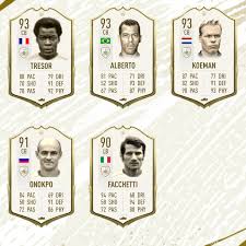 75 88 89 80 90 86. If The Classic Xi Defenders Were In Fifa 20 More Info In Comments Fifa