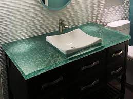 Granite vanity tops provide a natural beauty that is hard to replicate. Glass Vanity Top Custom Builders Thinkglass Recycled Custom Backlit