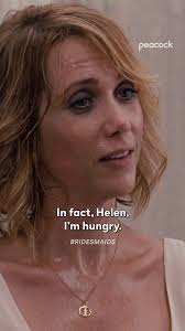 A person who is most definitely not sick. #Bridesmaids is streaming