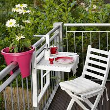 Butlers Lodge Folding Table For Balcony Railings Brown Amazon Co Uk Kitchen Home Balcony Decor Rustic Outdoor Decor Outdoor Decor