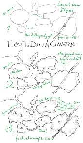 How To Draw A Cave Fantastic Maps Fantasy Map Making Drawing Tutorial Fantasy Map