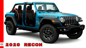 Posted in jeep wrangler, model information. 2020 Jeep Wrangler Rubicon Recon Colors Youtube