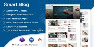Smart Blog Blog Php Script By Smarteye In 2020 Modern Blog Smart Blog