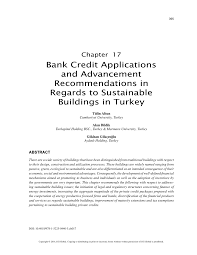Erdb stands for european reconstruction and development bank (un). Pdf Bank Credit Applications And Advancement Recommendations In Regards To Sustainable Buildings In Turkey