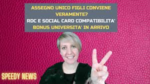 Per il 2021 si parla di 3 miliardi di euro, mentre per il 2022 saliamo a 5. Assegno Unico Figli Ma Converra Veramente Reddito Di Cittadinanza E Social Card Compatibilita Youtube
