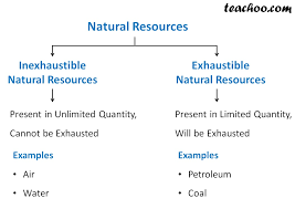 Exhaustible And Inexhaustible Natural Resources With Examples
