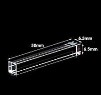 (VCLG65) Quartz Light Guide Tube, Square 50x6.5x6.5mm | Qvarz