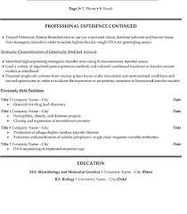 Remember the following tips when writing your biotechnology cv: Research Scientist Resume Sample Template