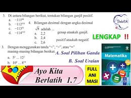 We did not find results for: Lengkap Ayo Kita Berlatih 1 7 Kelas 7 Smp Mts Semester 1 Bse Matematika Halaman 86 87 Bilangan Youtube