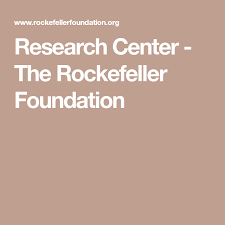 Research Center The Rockefeller Foundation Foundation Research Centre Acceptance Letter