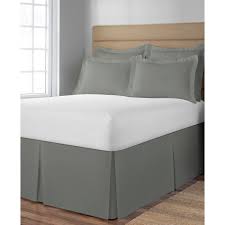 Compare cost before you purchase. Space Maker Extra Long 21 Drop Length Silver Bed Skirt Brylane Home