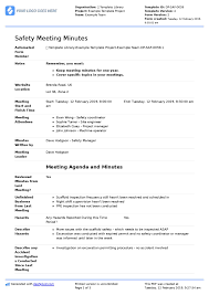 Struggling to concentrate at work with lack of sleep? Safety Meeting Minutes Template Free To Use And Better Than Pdf