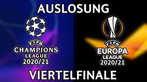 Spielzeit des wichtigsten europäischen wettbewerbs für vereinsmannschaften im fußball unter dieser bezeichnung und die 66. Auslosung Viertelfinale Fifa Champions League Und Europa League 2020 21 Marcsarpei Youtube