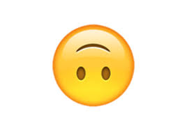 Hence, it is not a matter of grave concern. Emoji Analysis Upside Down Smiley