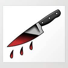 The following tags are aliased to this tag: Bloody Knife Art Print By Despresso Society6