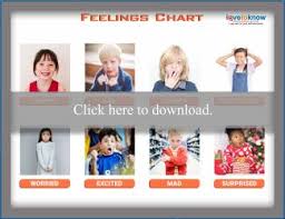 Feelings Chart For Children Lovetoknow
