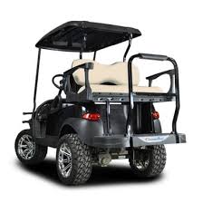 Madjax Genesis 250 Club Car Rear Flip Seat With Steel Frame Choose Your Cart Model Cushion Style And Color Golf Carts Golf Cart Seats Golf Club Grips