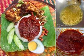 Goreng terlebih dahulu cabe merah besar, cabe keriting, cabe rawit merah, tomat, bawang merah, bawang putih, dan terasi sambal bawang siap digunakan untuk menikmati ayam goreng dan nasi hangat. Cara Masak Sambal Nasi Lemak Yang Sedap Pelbagai Guna